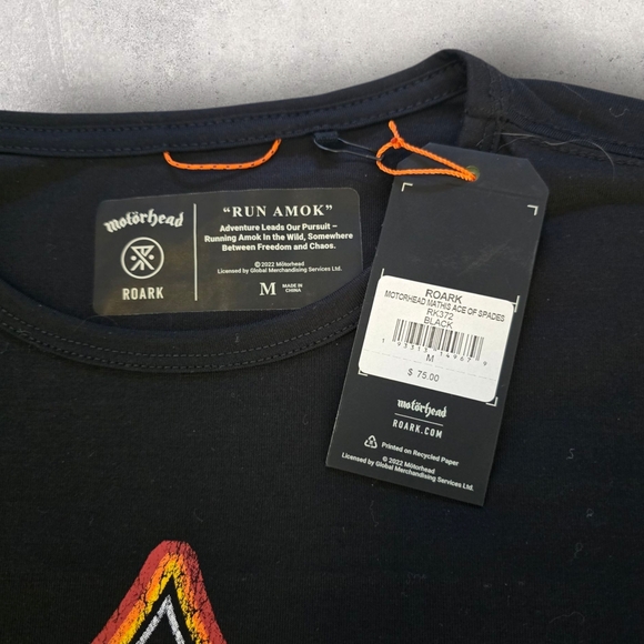 MOTORHEAD Snaggletooth Run Amok Band Long Sleeve T-Shirt Mathis War Pig‎ Medium - Picture 5 of 8